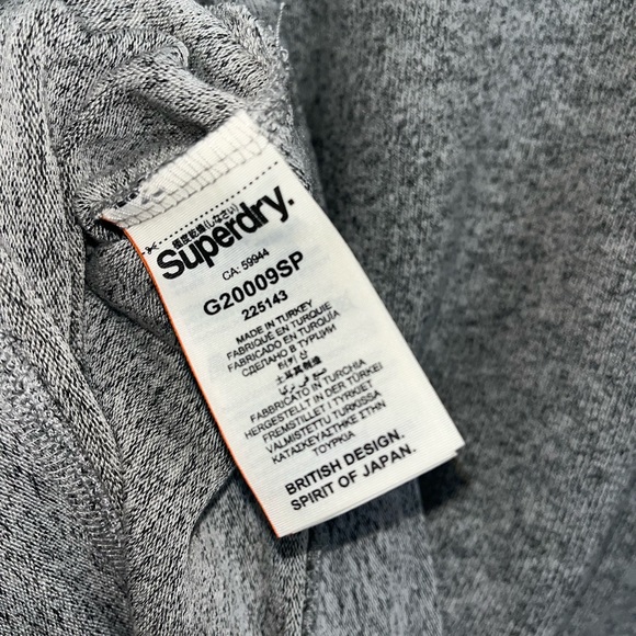 SuperDry Super Soft Crew Jumper in Fargo Grey Marble NWT — Large - Picture 6 of 8